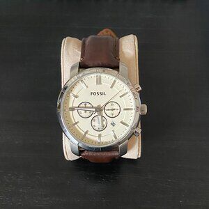 Fossil Men's Watch w/ Leather Band